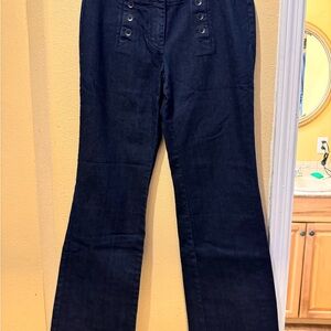 LOFT Women's Dark Blue Boot Cut Jeans
